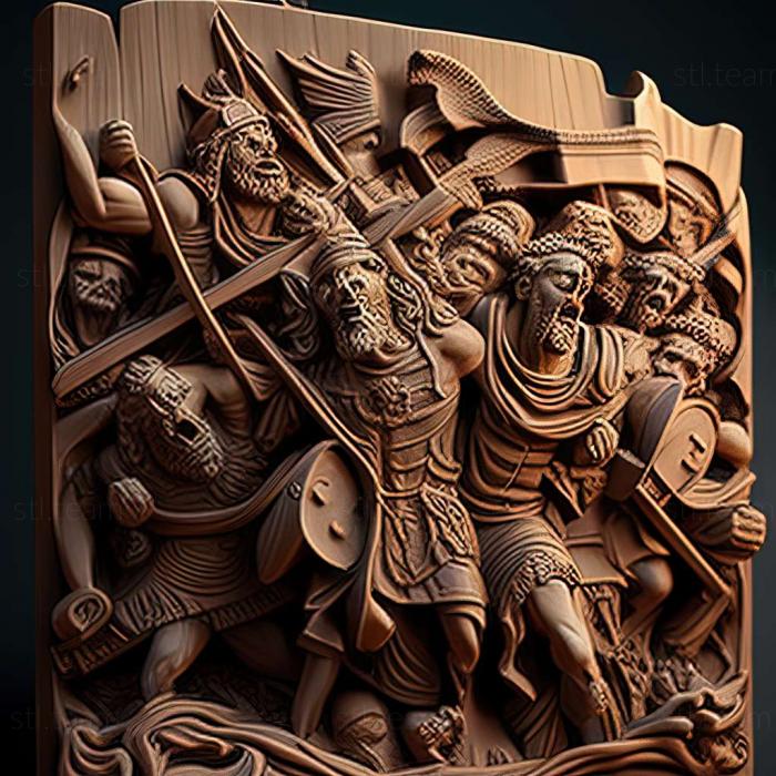 3D модель Гра Rome Total War Barbarian Invasion (STL)